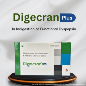 Digecran Plus (Multi-enzyme With Dried Yeast & Activated Charcoal Tablets)