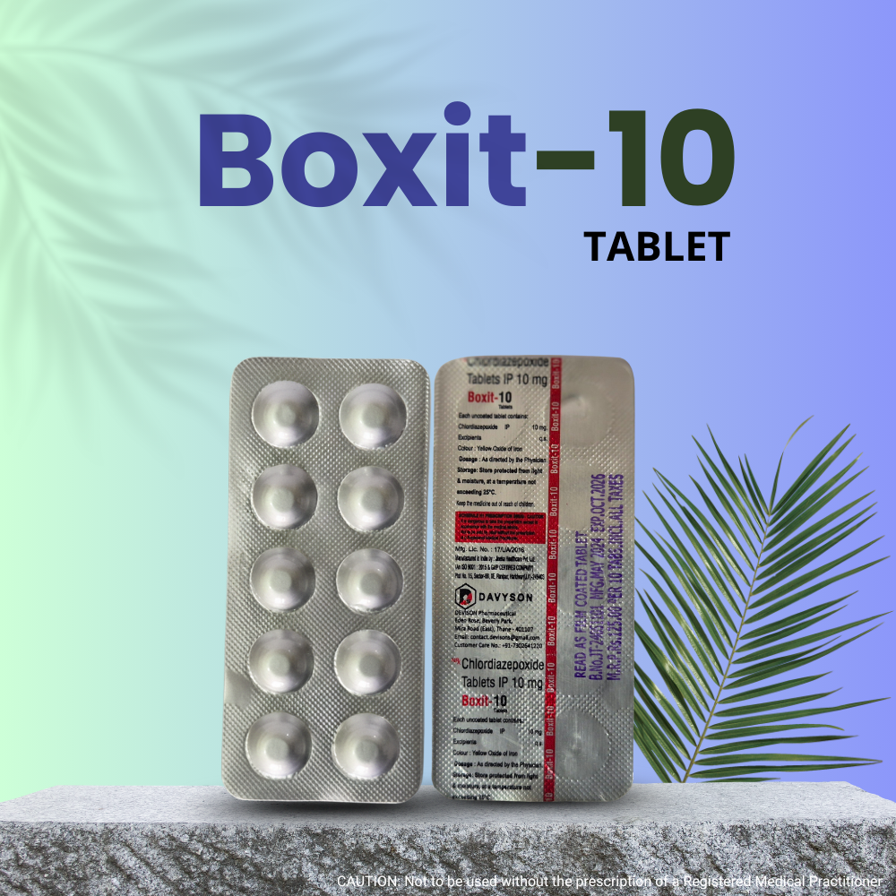 Boxit-10 Tablet (Chlordiazepoxide Tablets IP 10mg) - Image 4